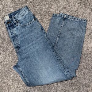 Everlane The Rigid Way High Straight Blue Jeans